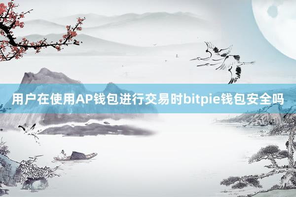 用户在使用AP钱包进行交易时bitpie钱包安全吗