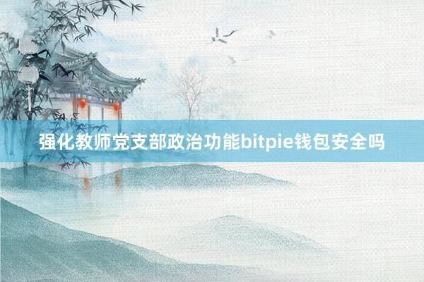 强化教师党支部政治功能bitpie钱包安全吗