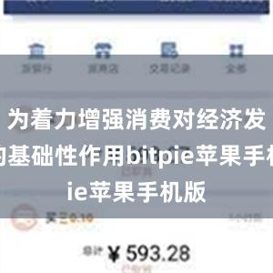 为着力增强消费对经济发展的基础性作用bitpie苹果手机版