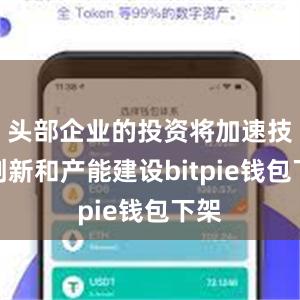 头部企业的投资将加速技术创新和产能建设bitpie钱包下架