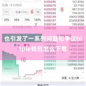 也引发了一系列问题和争议bitpie钱包怎么下载